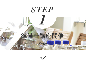 STEP1 準備→講座開催